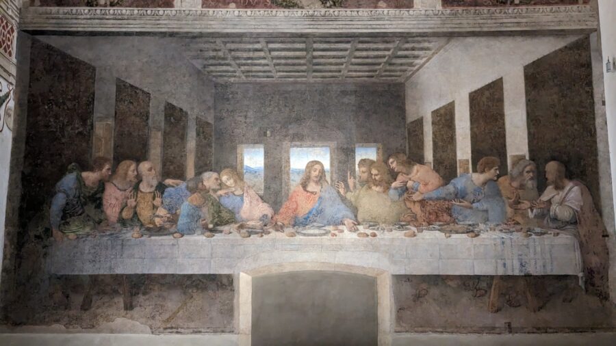 Famous painting of the Last Supper